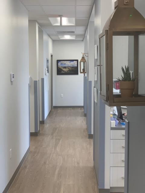 hallway in metropolitan dental office