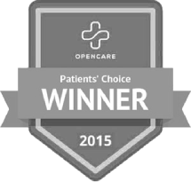 transparent opencare patients choice award 2015 logo 215x205
