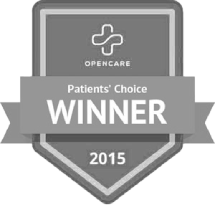 transparent opencare patients choice award 2015 logo 215x205